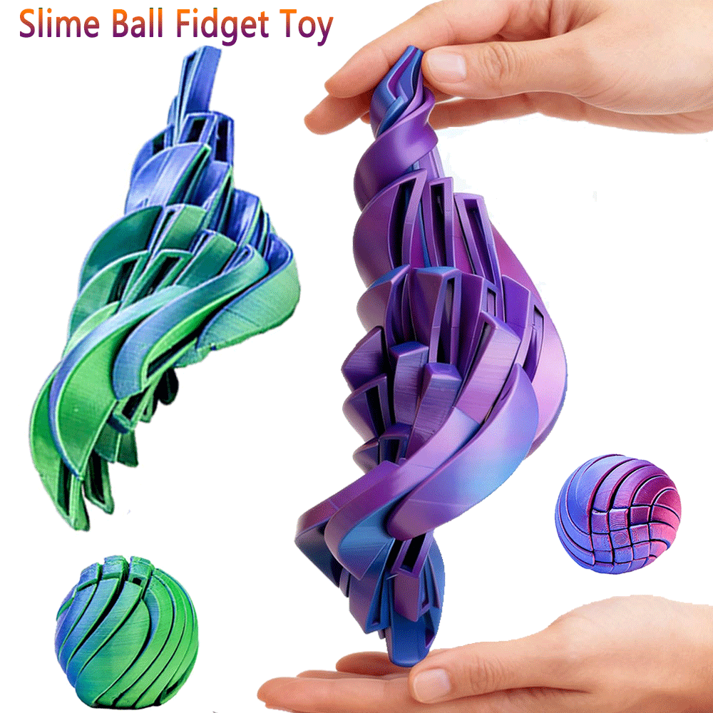 Slime Ball Fidget Toy 3D Print - огляд і ціна 3D Printing Liquid