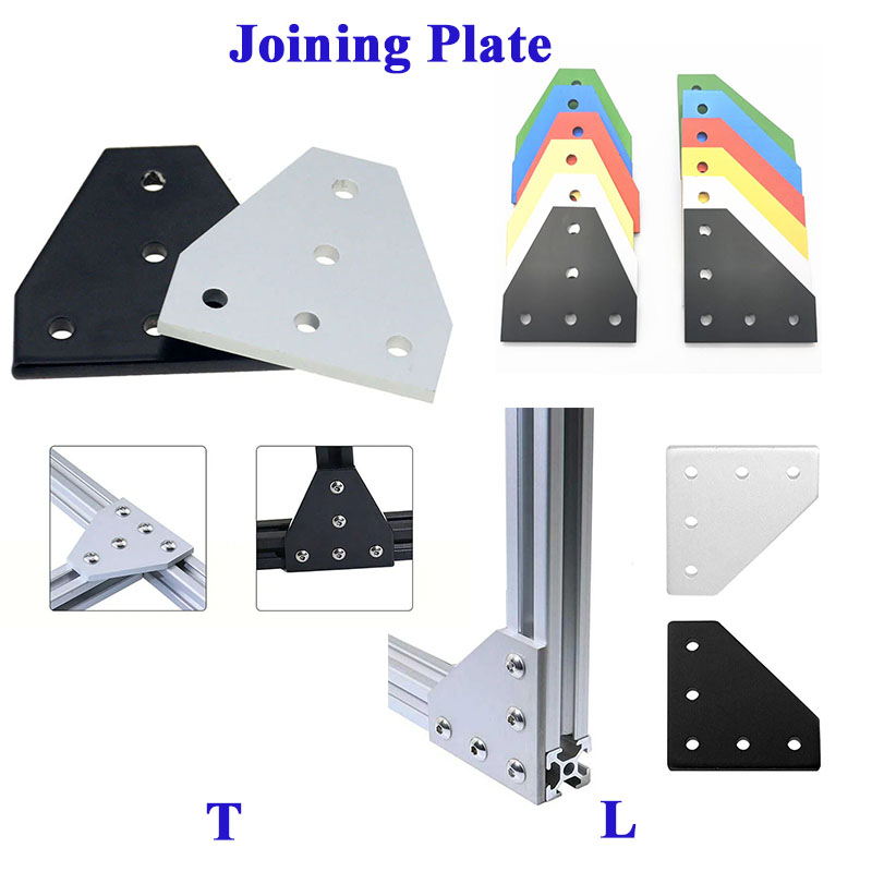 2PCS 5 Hole 90 Degree Joint Bo - огляд і ціна V Slot Aluminum Extrusion
