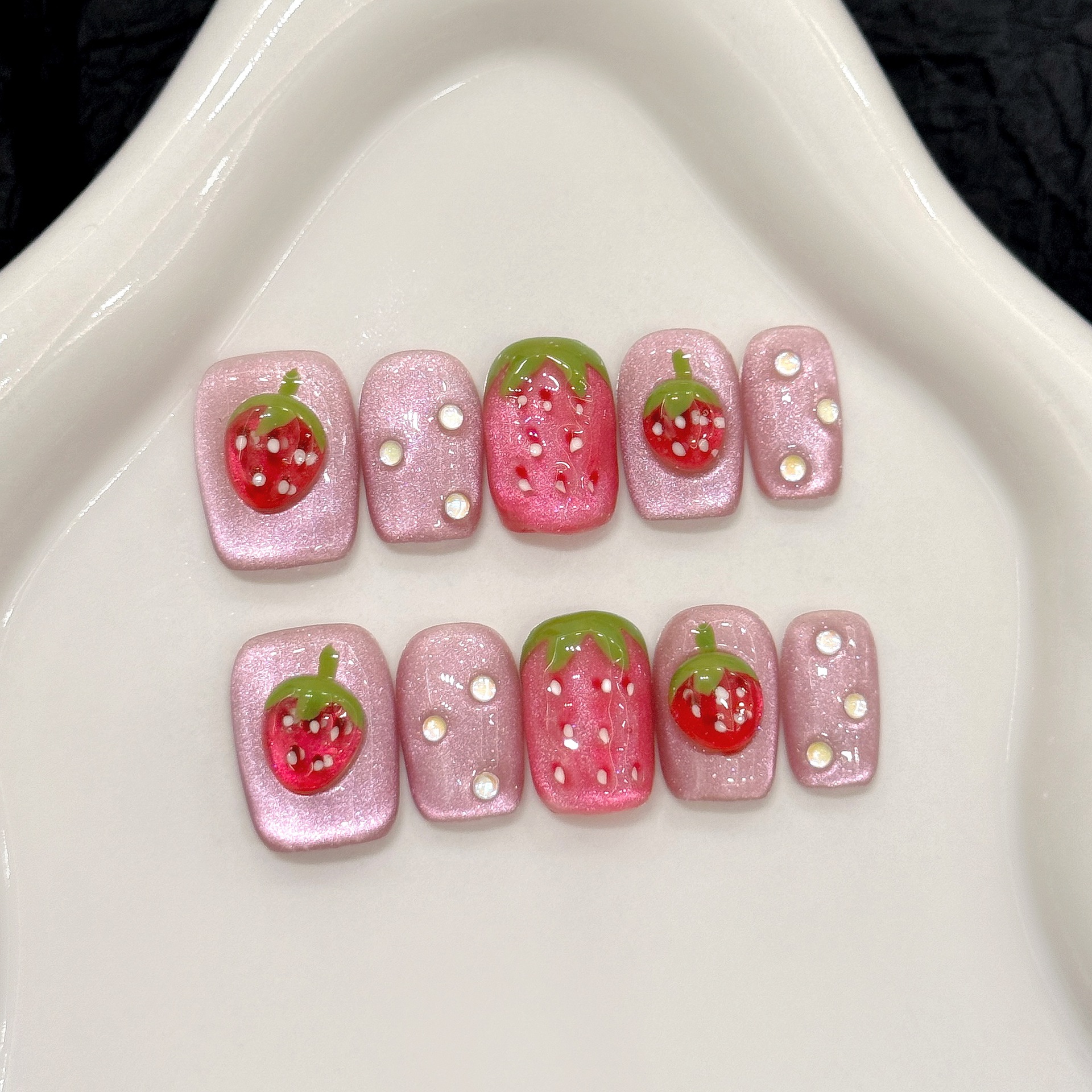 10pcs Handmade Press on Nails  - огляд і ціна 3D Printing Nails