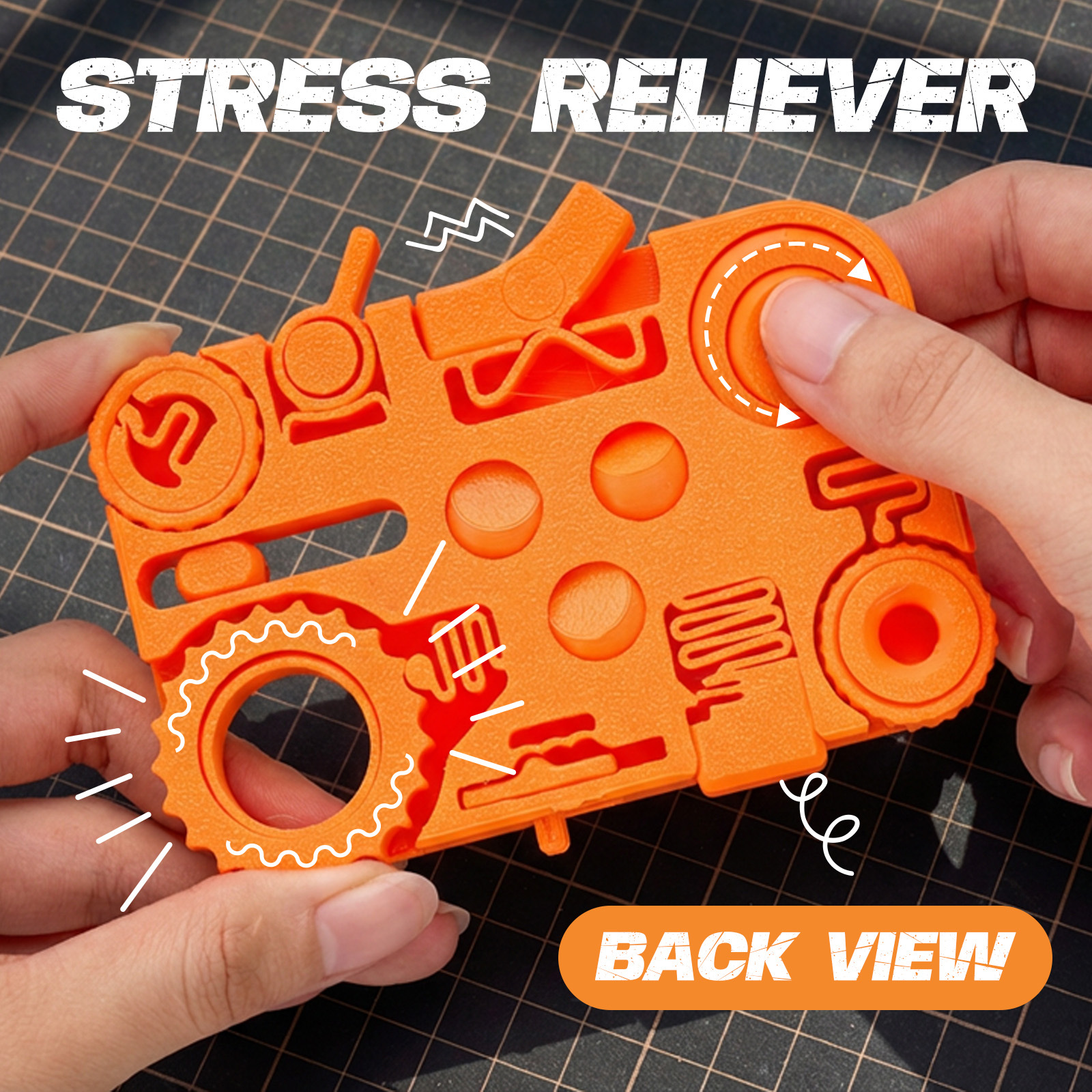 12-in-1 Stress Relief Toy 3D P - огляд і ціна 3D Printing Idea