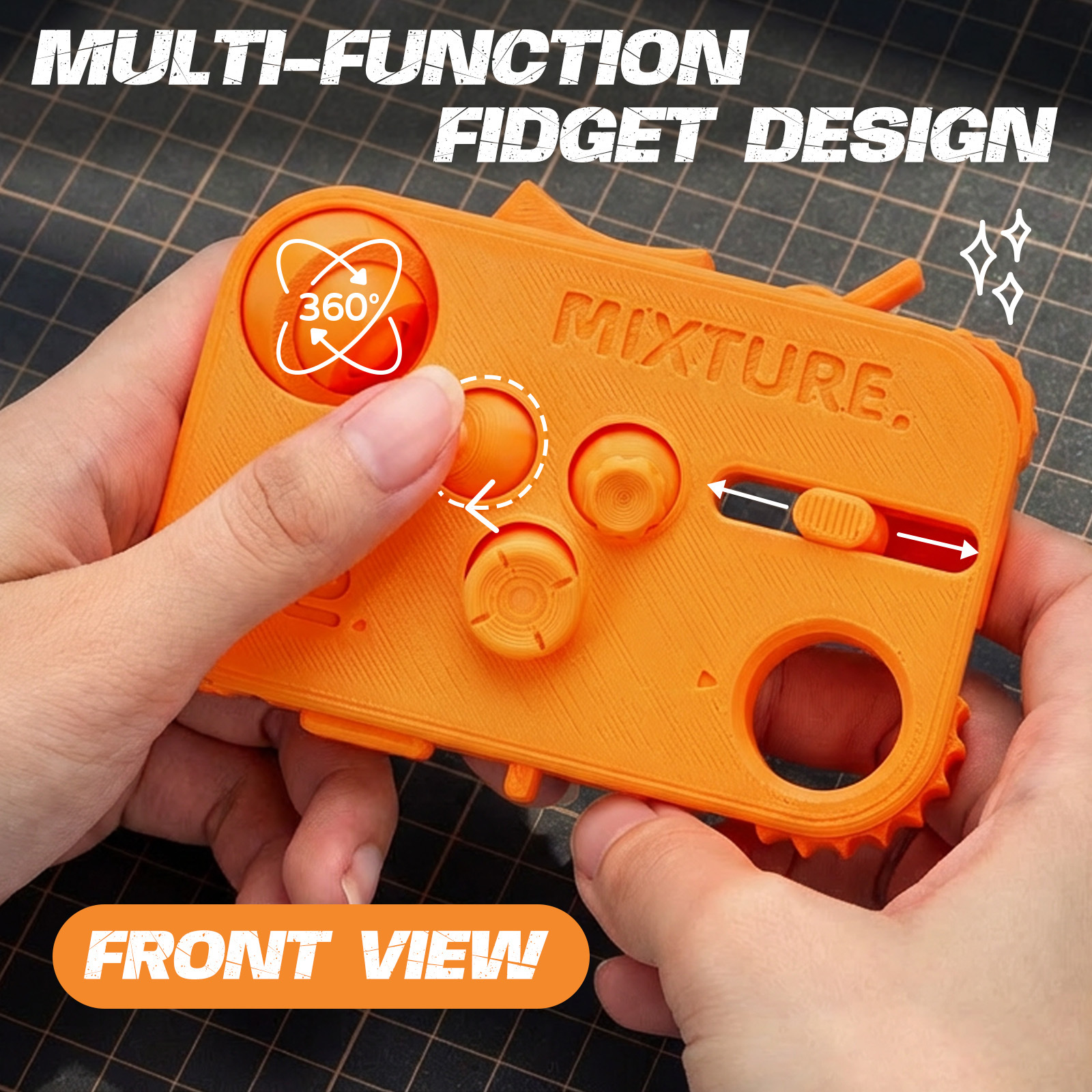 12-in-1 Stress Relief Toy 3D P - огляд і ціна 3D Printing Idea