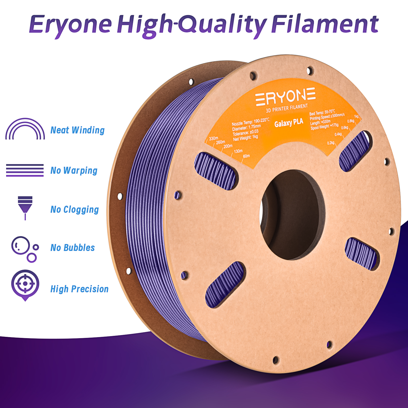 Eryone 3D Printer Glitter Pla  - огляд і ціна 3D Printing Fdm