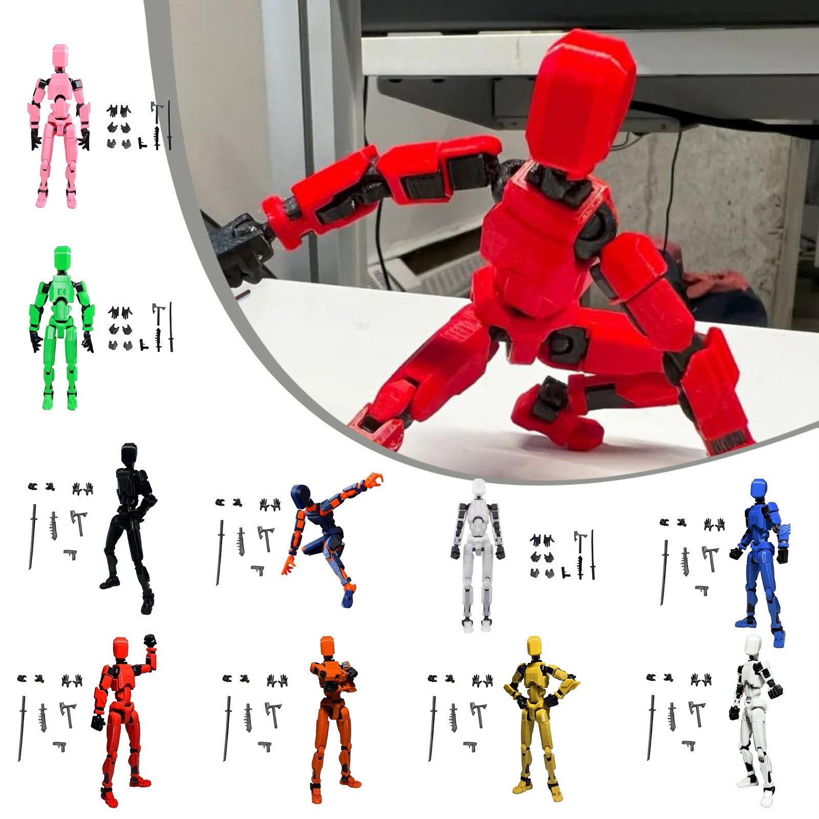 Titan 13 With Wings Figure Toy - огляд і ціна 3D Printing Action Figure