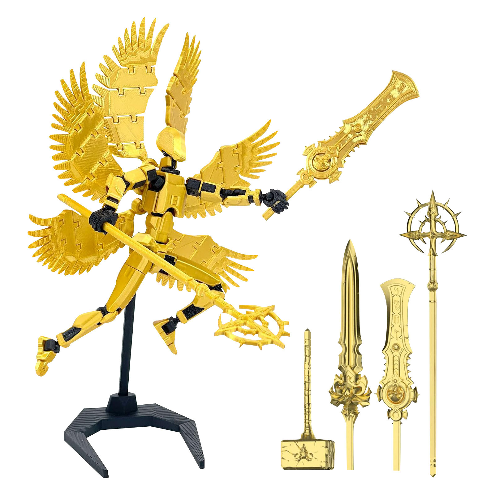 Titan 13 With Wings Figure Toy - огляд і ціна 3D Printing Action Figure