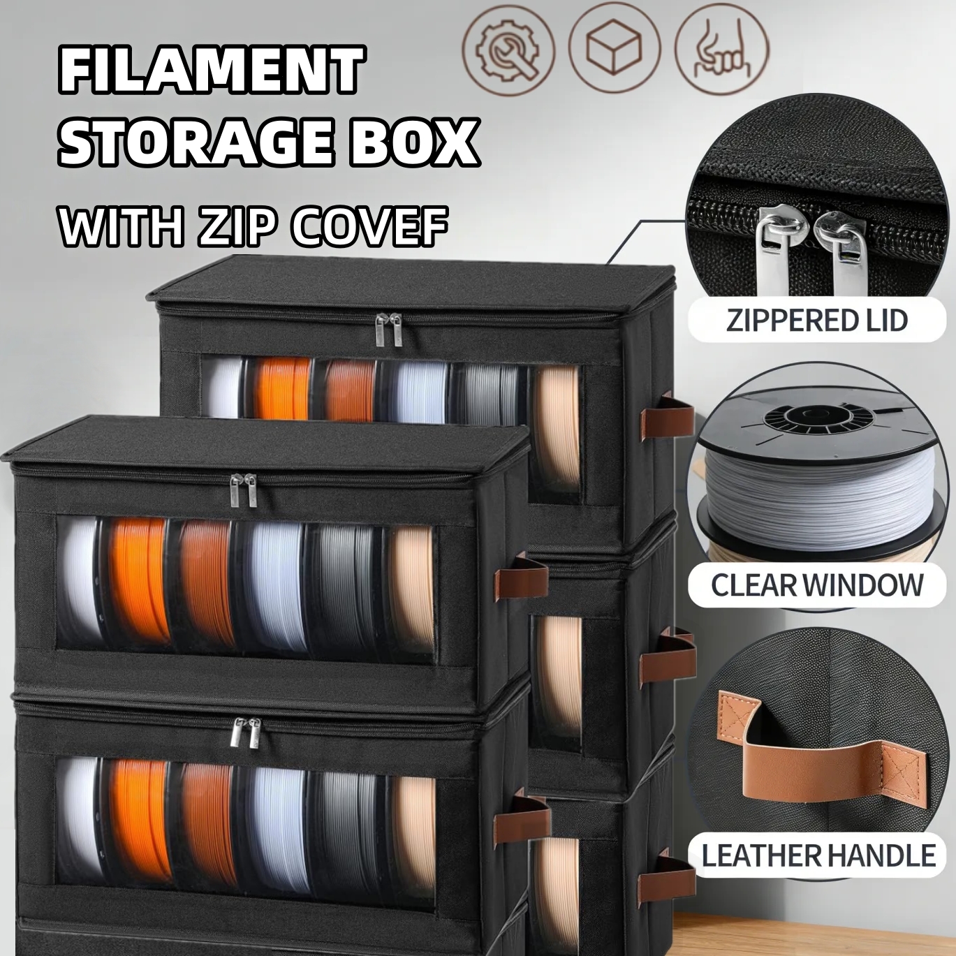 3D Printer Filament Storage Co - огляд і ціна 3D Printing Deck Box