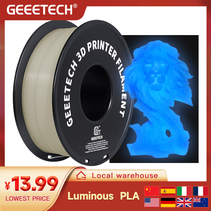 GEEETECH Luminous PLA Filament - огляд і ціна 3D Printing Fdm