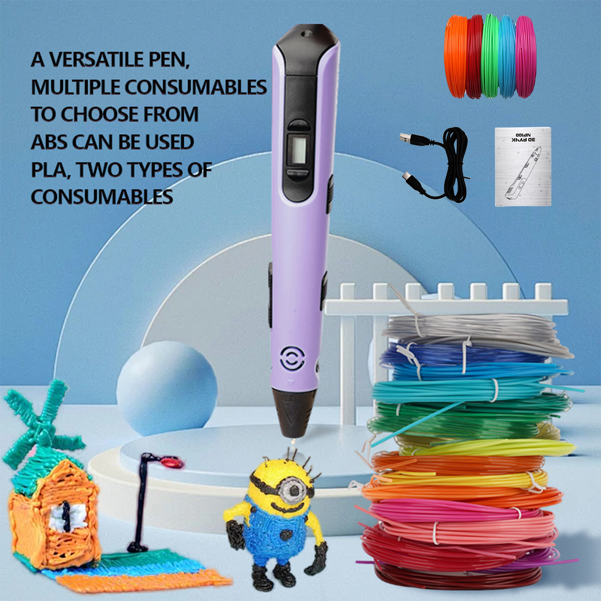 Upgraded 3D Printing Pen 9 Met - огляд і ціна 3D Printing News