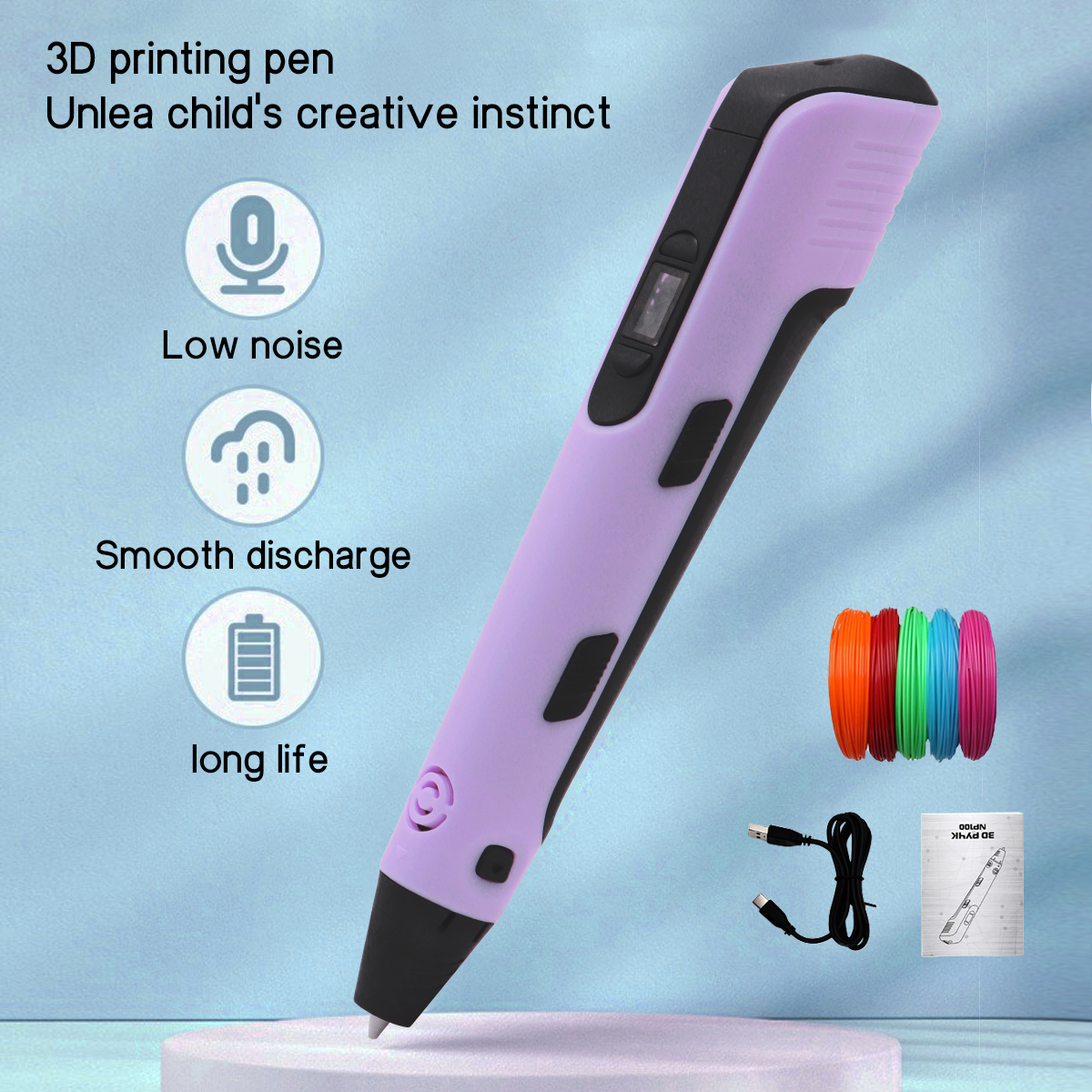 Upgraded 3D Printing Pen 9 Met - огляд і ціна 3D Printing News