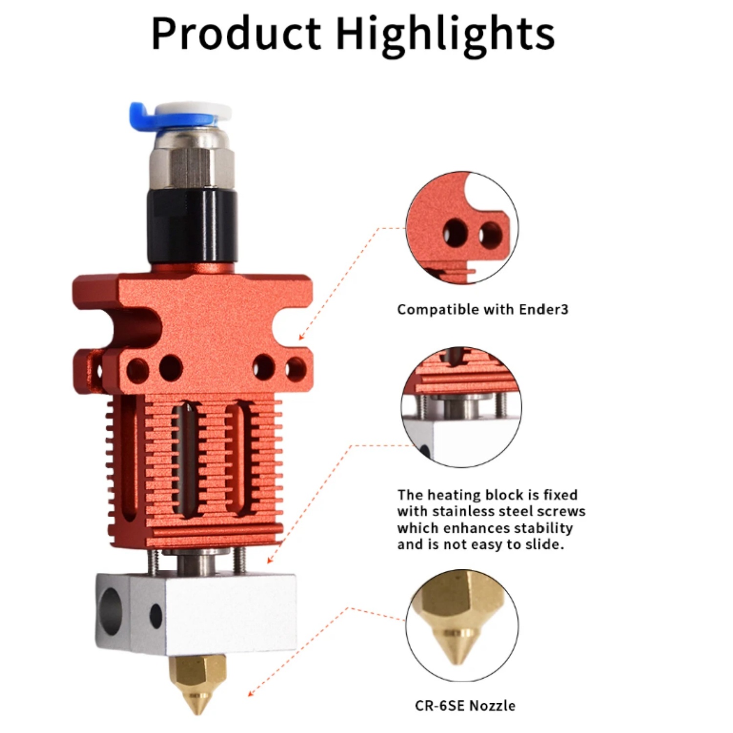 Creality CR-6 SE Hotend Kit, A - огляд і ціна 3D Printing News