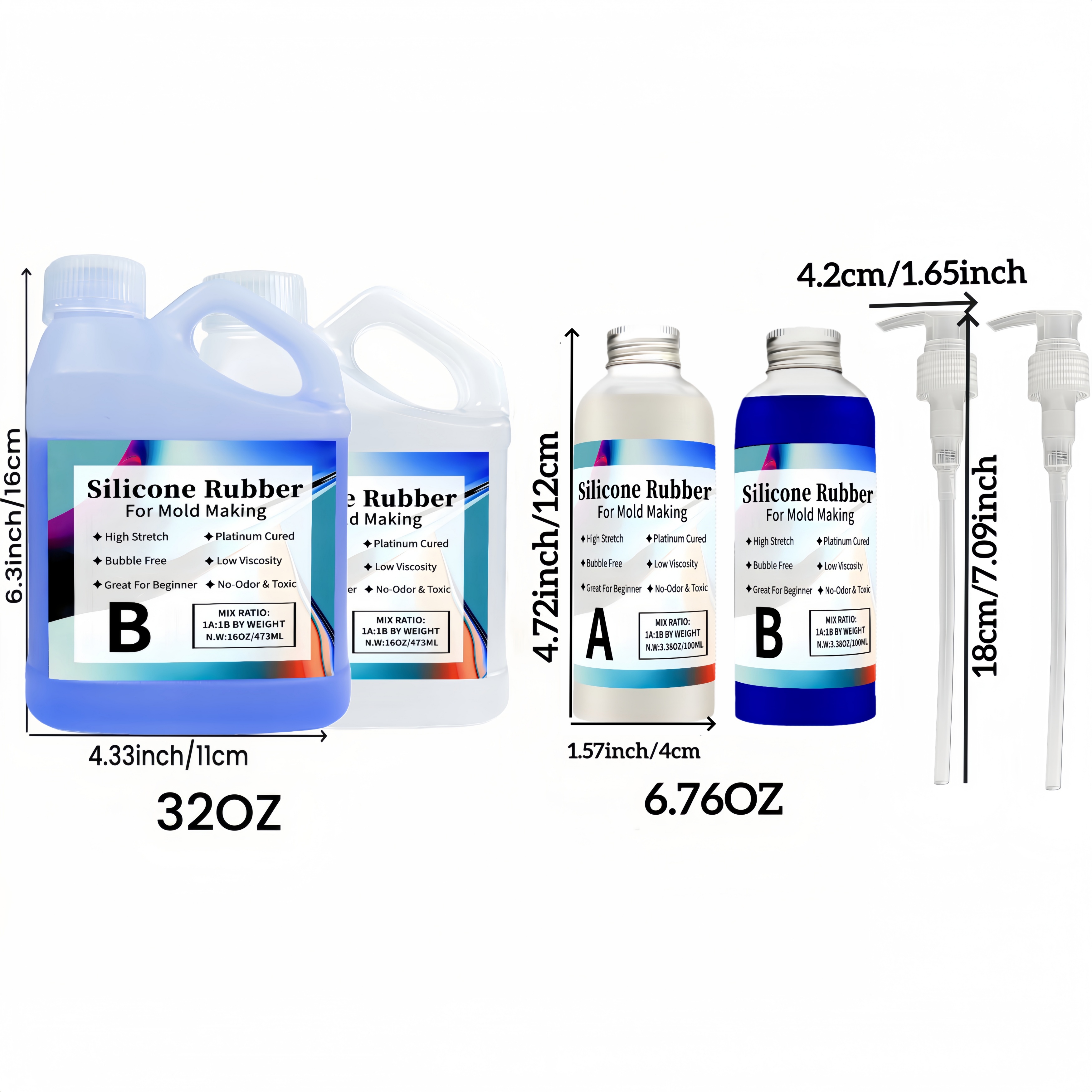 Platinum-Cured 15A Liquid Sili - огляд і ціна 3D Printing Liquid