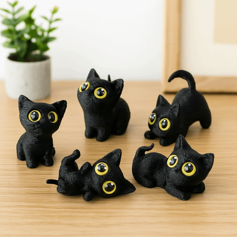 PLA Halloween Cat Anime Figure - огляд і ціна 3D Printing Liquid