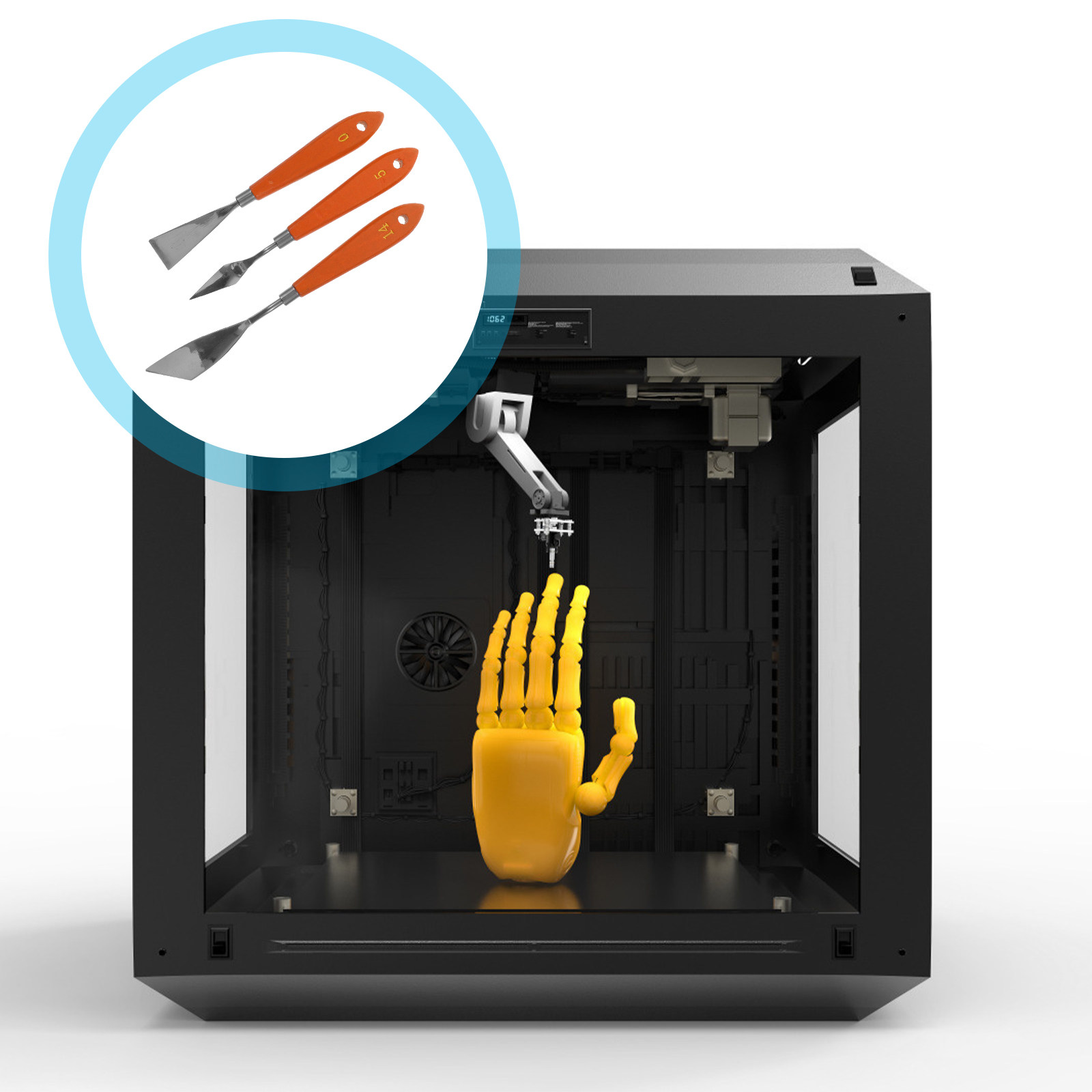 3Pcs 3D Printer Removal Tool S - огляд і ціна Print Removal Spatula
