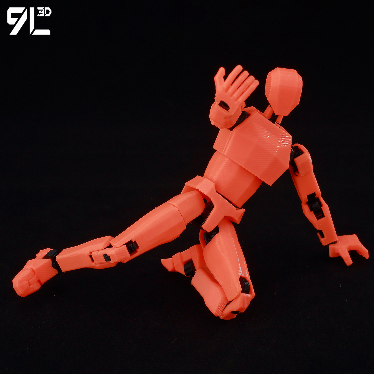 9L 3D Printed Articulated Dumm - огляд і ціна 3D Printing Action Figure