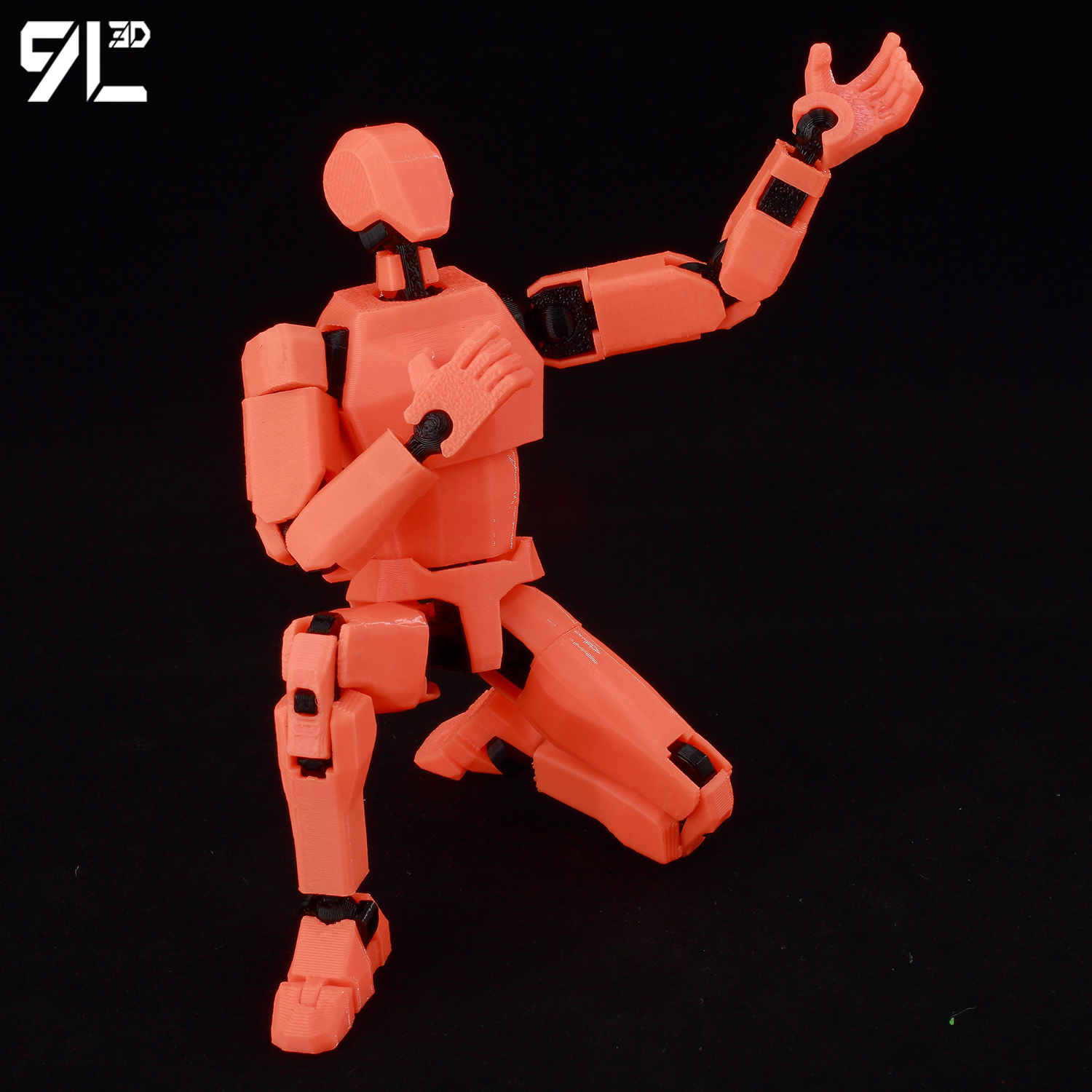 9L 3D Printed Articulated Dumm - огляд і ціна 3D Printing Action Figure