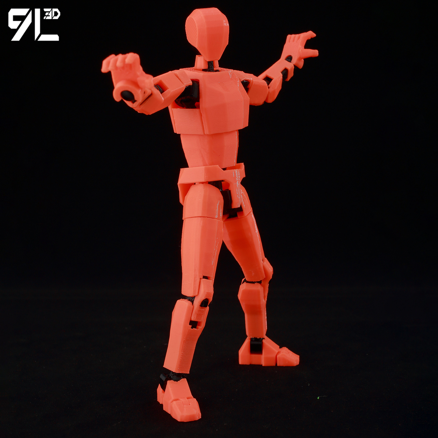 9L 3D Printed Articulated Dumm - огляд і ціна 3D Printing Action Figure