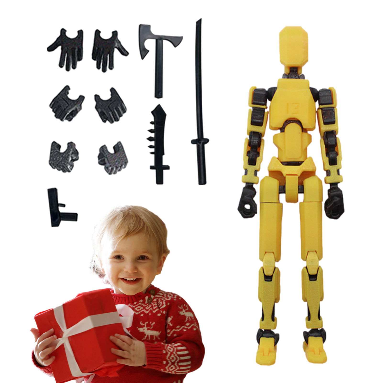 1PCS 13 Joints Figure Articula - огляд і ціна 3D Printing Action Figure