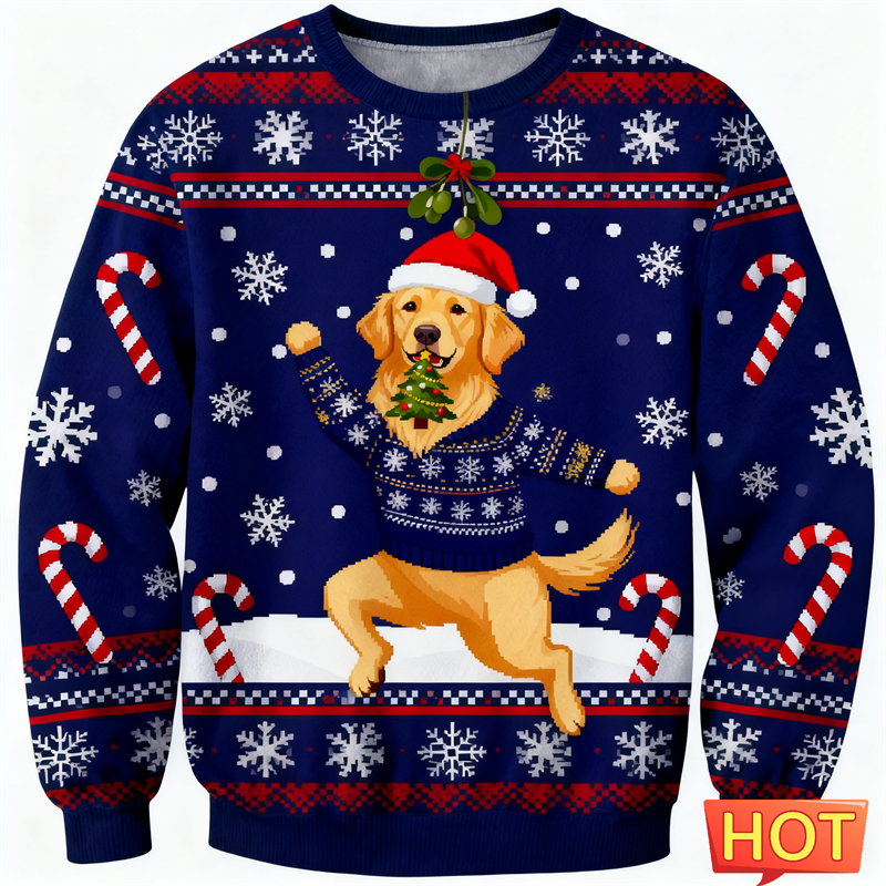2026 New Golden Retriever Grap - огляд і ціна 3D Printing Xmas