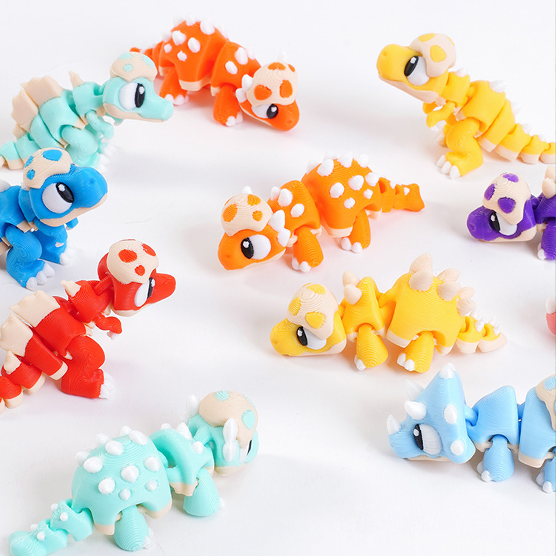 Set 3D Printed Mini Dinosaur T - огляд і ціна 3D Printing Idea