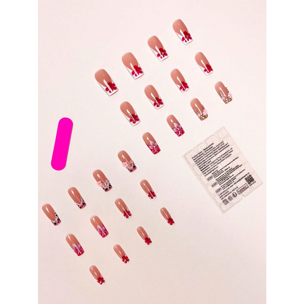24pcs/Set Y2K Nail Stickers, F - огляд і ціна 3D Printing Nails