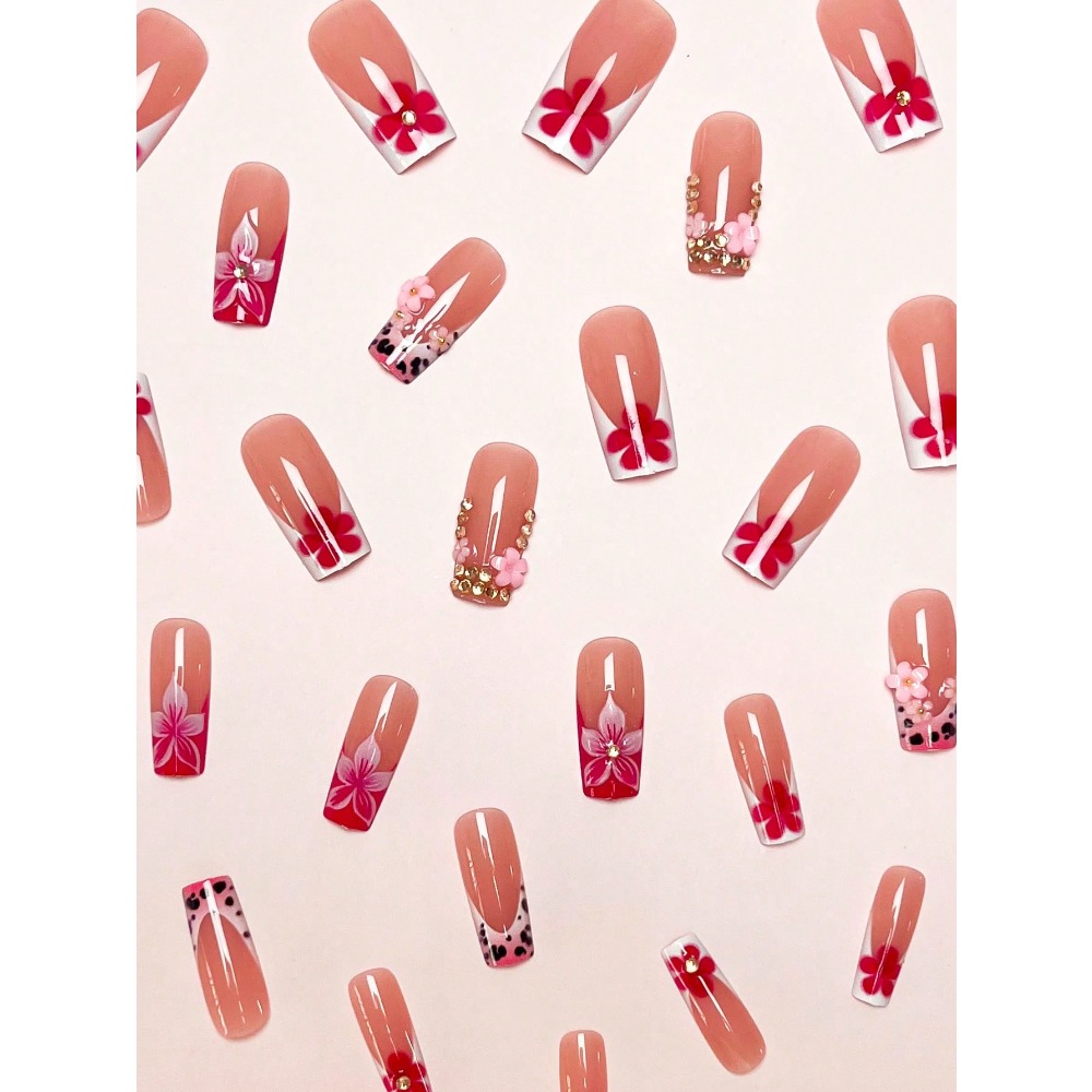 24pcs/Set Y2K Nail Stickers, F - огляд і ціна 3D Printing Nails