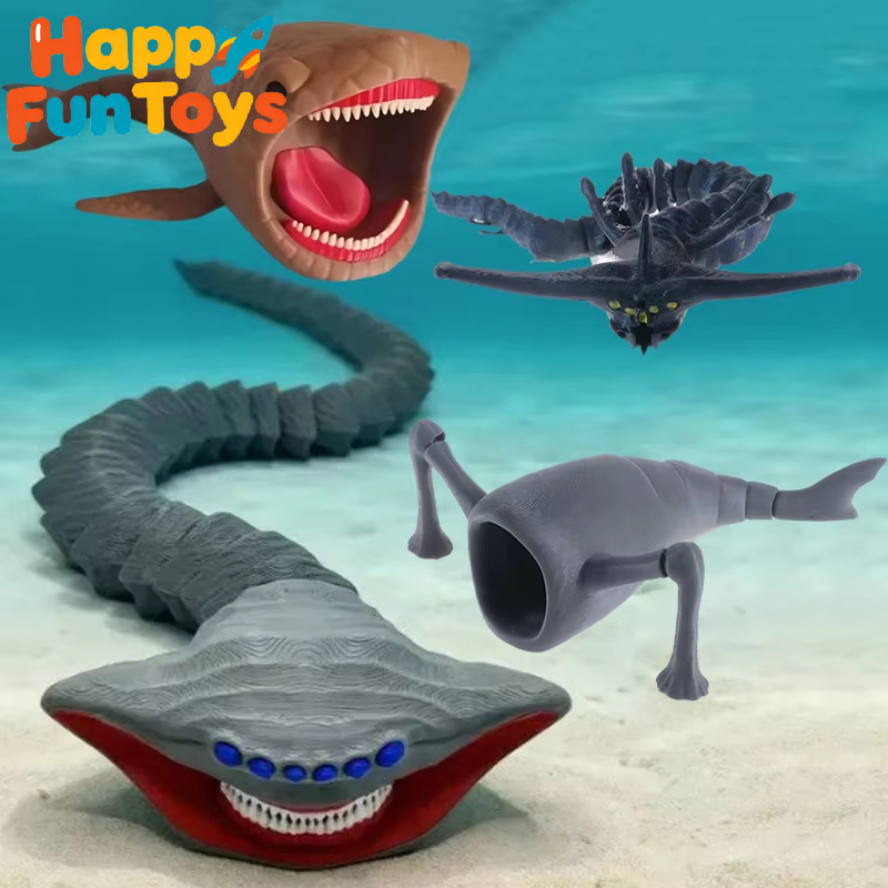 1/4pcs 3D Printing Sea Eater A - огляд і ціна 3D Printing Action Figure