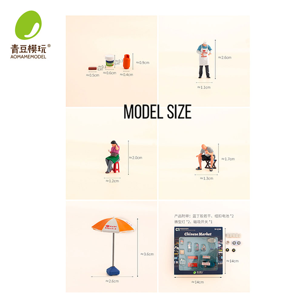 1/64 Night market s Model Kit- - огляд і ціна 3D Printing Idea