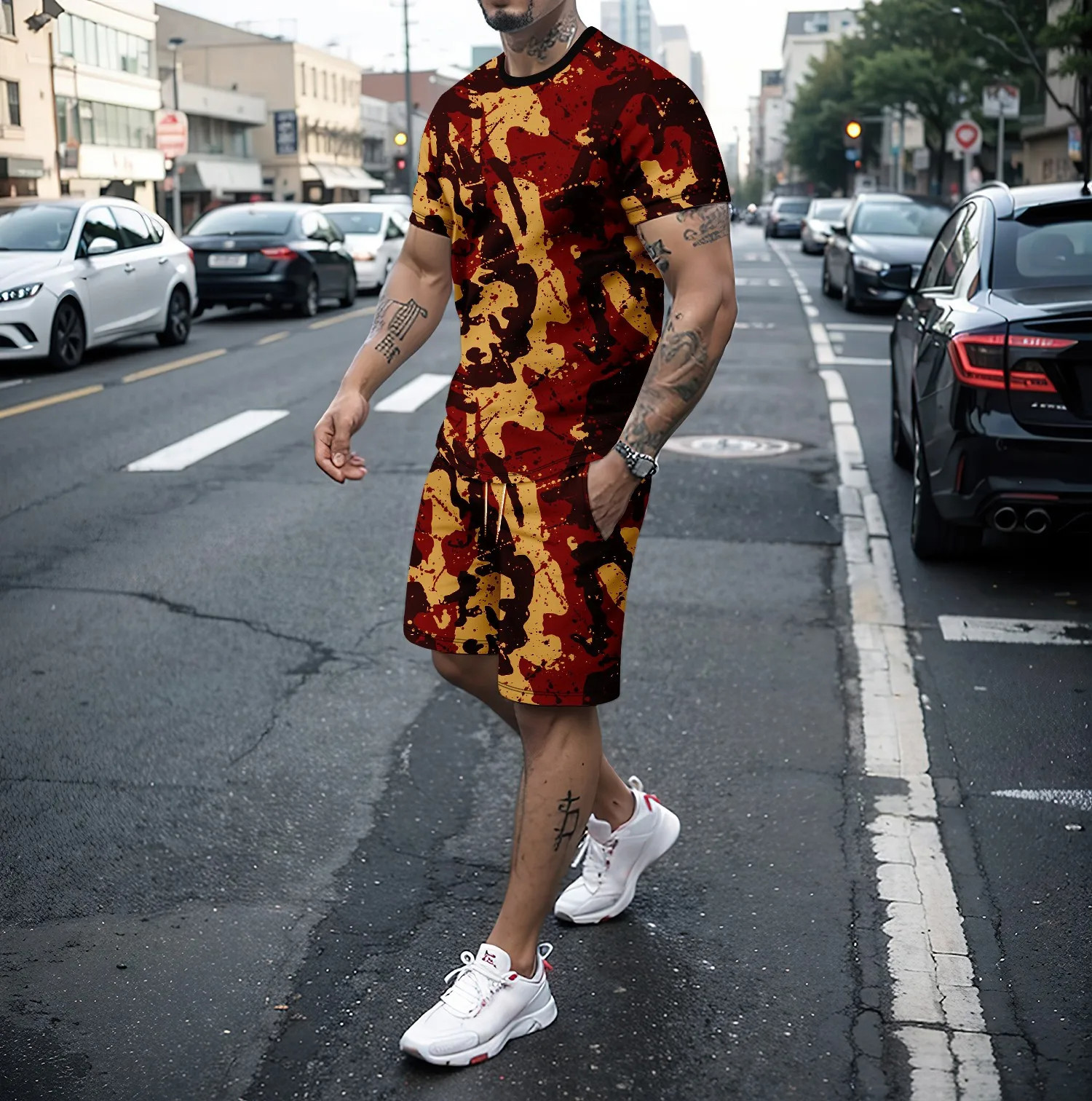 Camouflage Outdoor Tracksuits  - огляд і ціна 3D Printing Custom