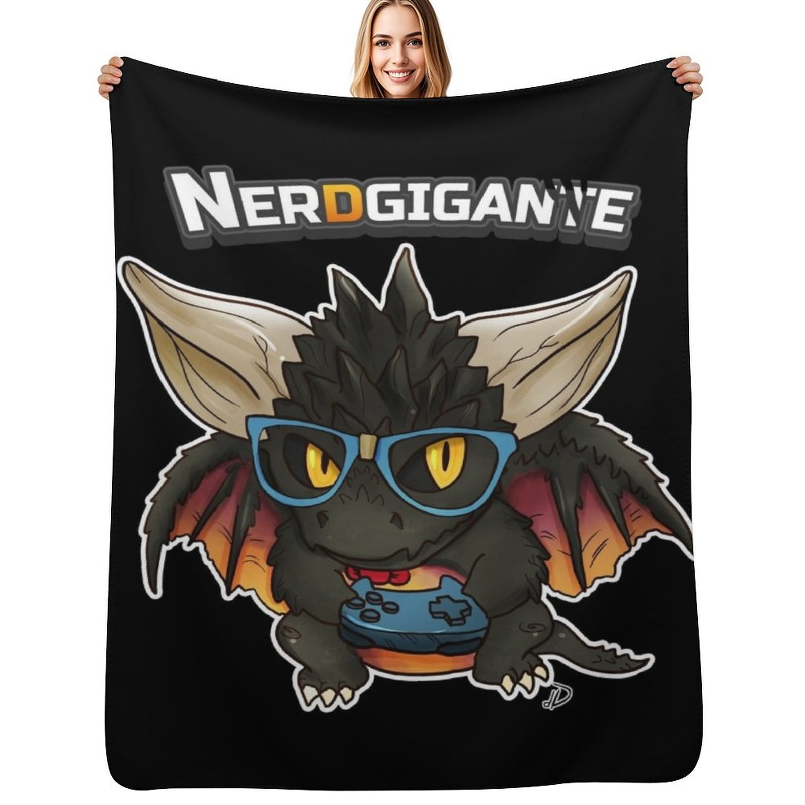 Nerd-gigante Throw Blanket Men - огляд і ціна 3D Printing Nerd