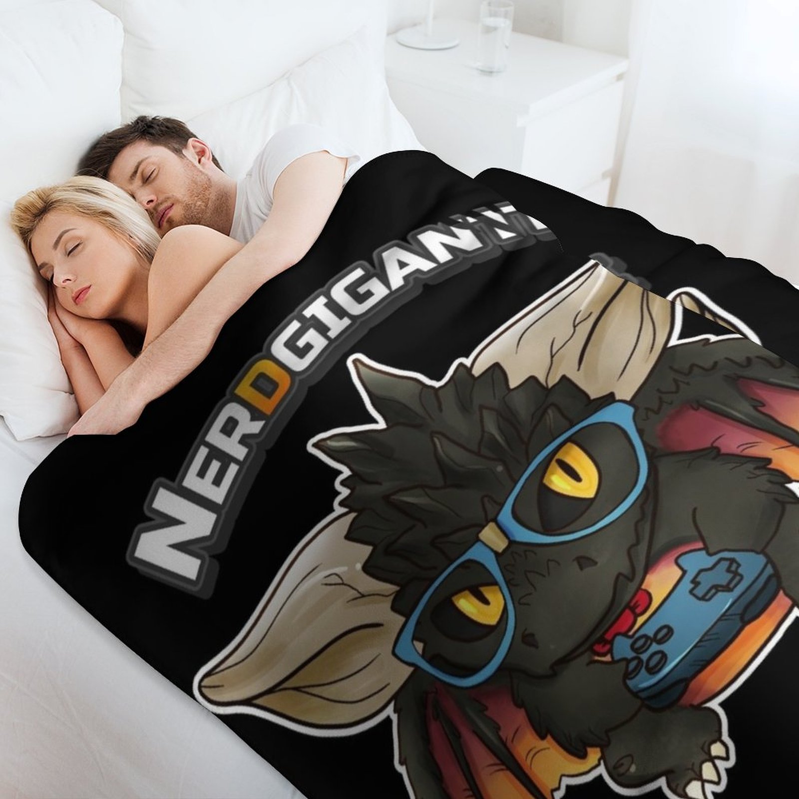 Nerd-gigante Throw Blanket Men - огляд і ціна 3D Printing Nerd