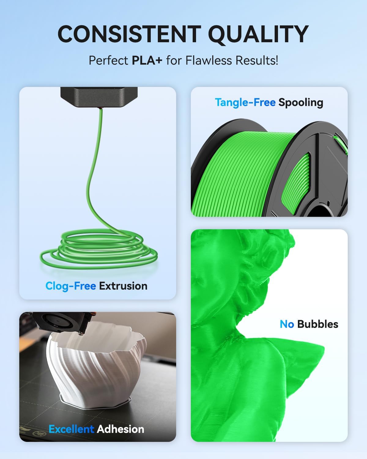 TECBEARS PLA+ Filament 3 Rolls - огляд і ціна 3D Printing Fdm