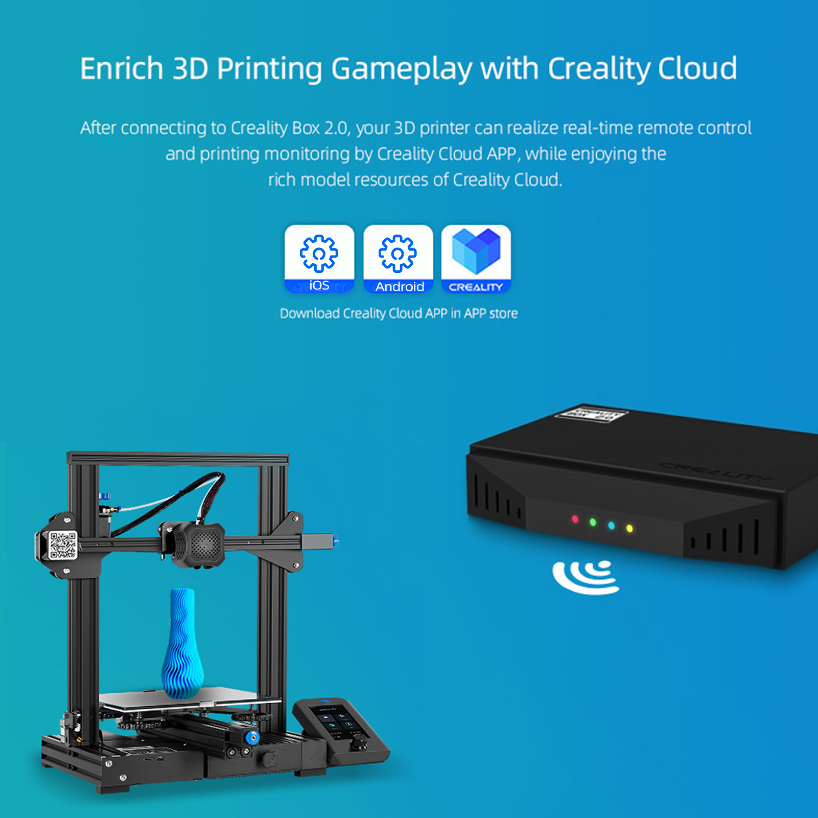 For FDM 3D Printer Creality Wi - огляд і ціна 3D Printing Deck Box