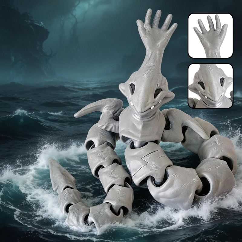 New 3D Printing Sea Eater Bloo - огляд і ціна 3D Printing Action Figure