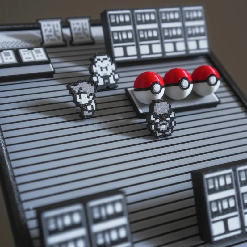 Pokemon Gold Silver Scene Figu - огляд і ціна 3D Printing Liquid