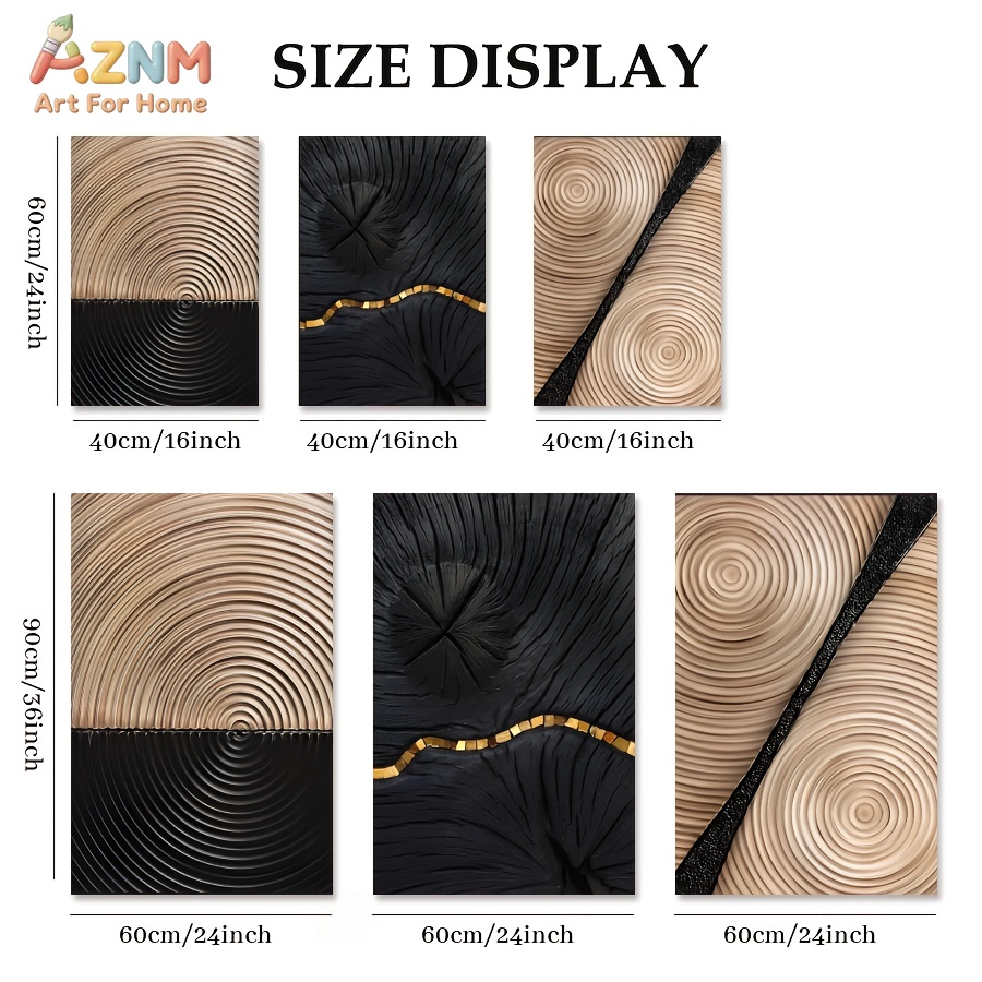 AZNM Wabi Sabi Abstract Wood G - огляд і ціна 3D Printing Gold