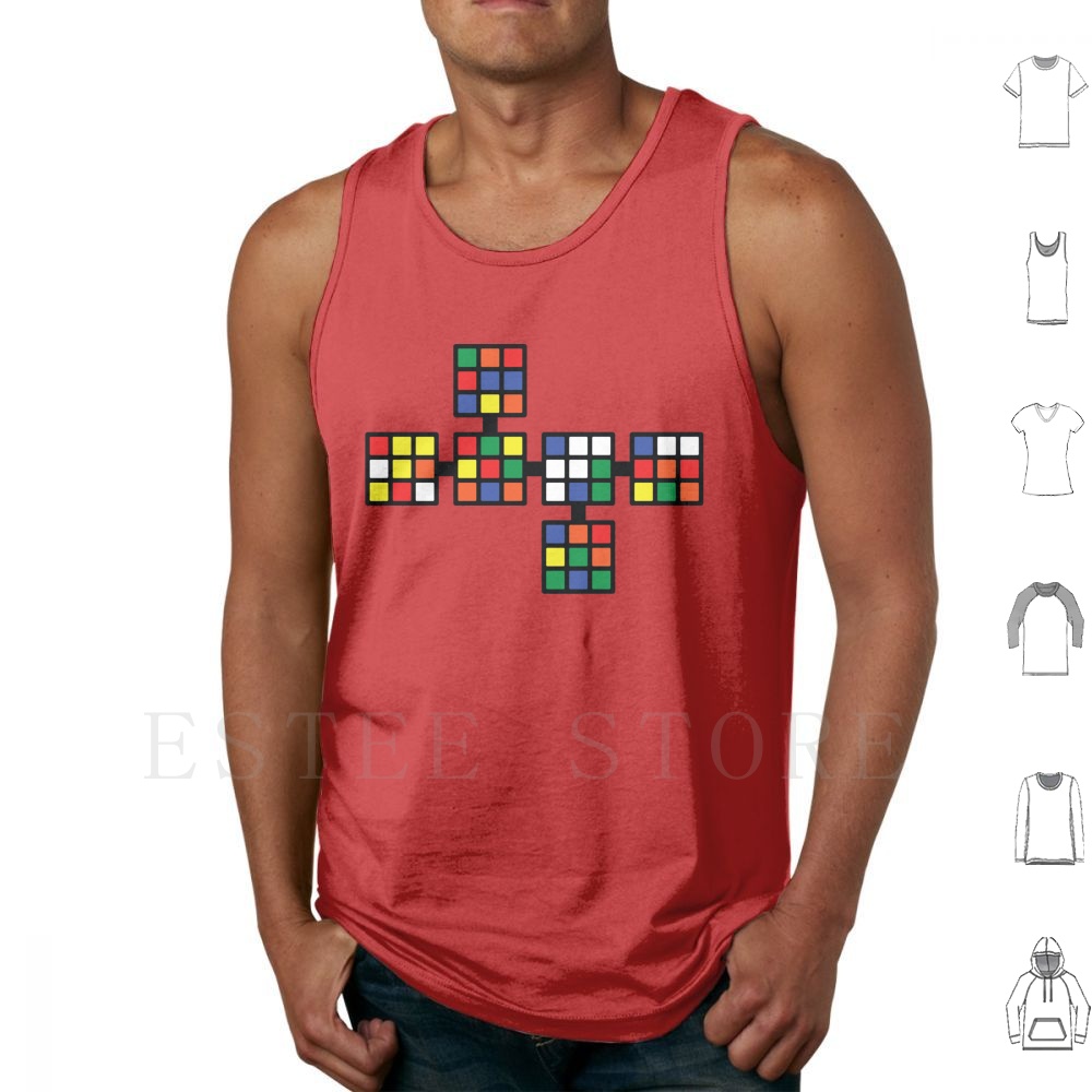 Tank Tops Vest Sleeveless Cube - огляд і ціна 3D Printing Nerd