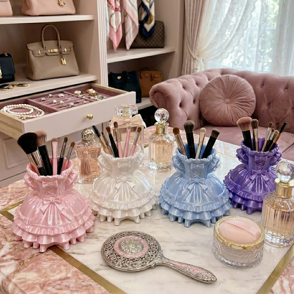 Princess Dress Makeup Brush Ho - огляд і ціна 3D Printing Grip