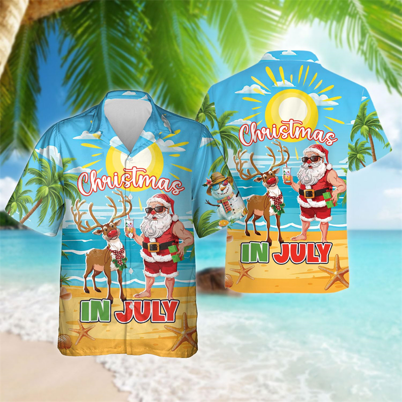 Christmas In July Graphic Shir - огляд і ціна 3D Printing Xmas