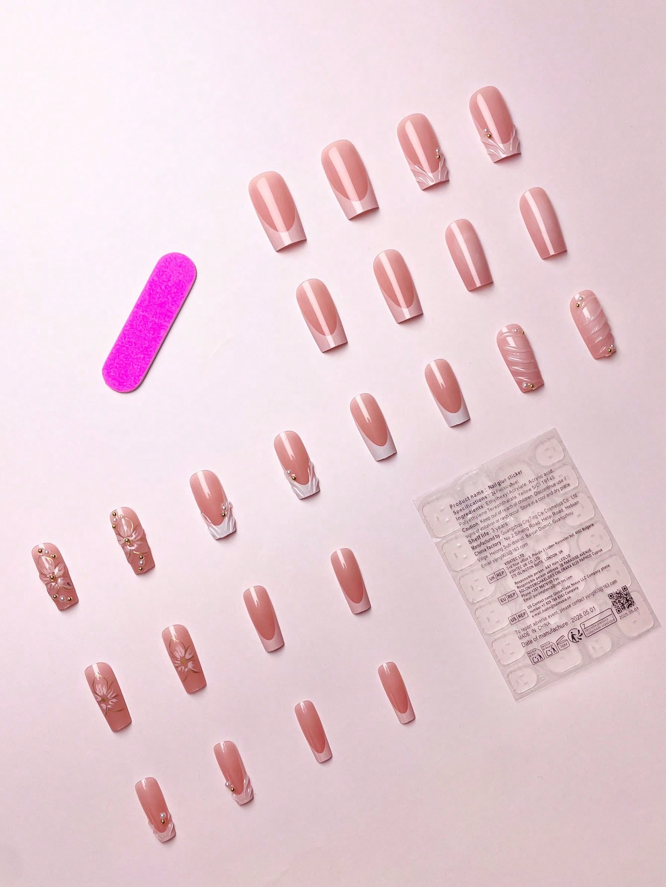 24pcs/Set Elegant & Gorgeous 3 - огляд і ціна 3D Printing Nails