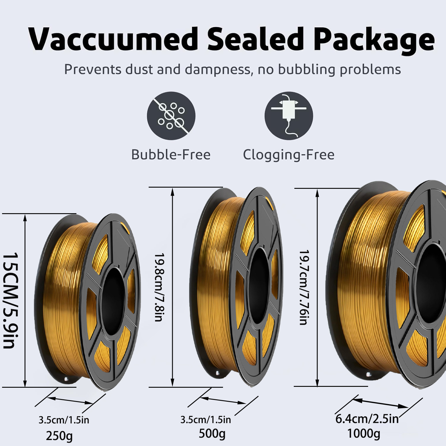 3D Printer Filament, Silk Gold - огляд і ціна 3D Printing Gold