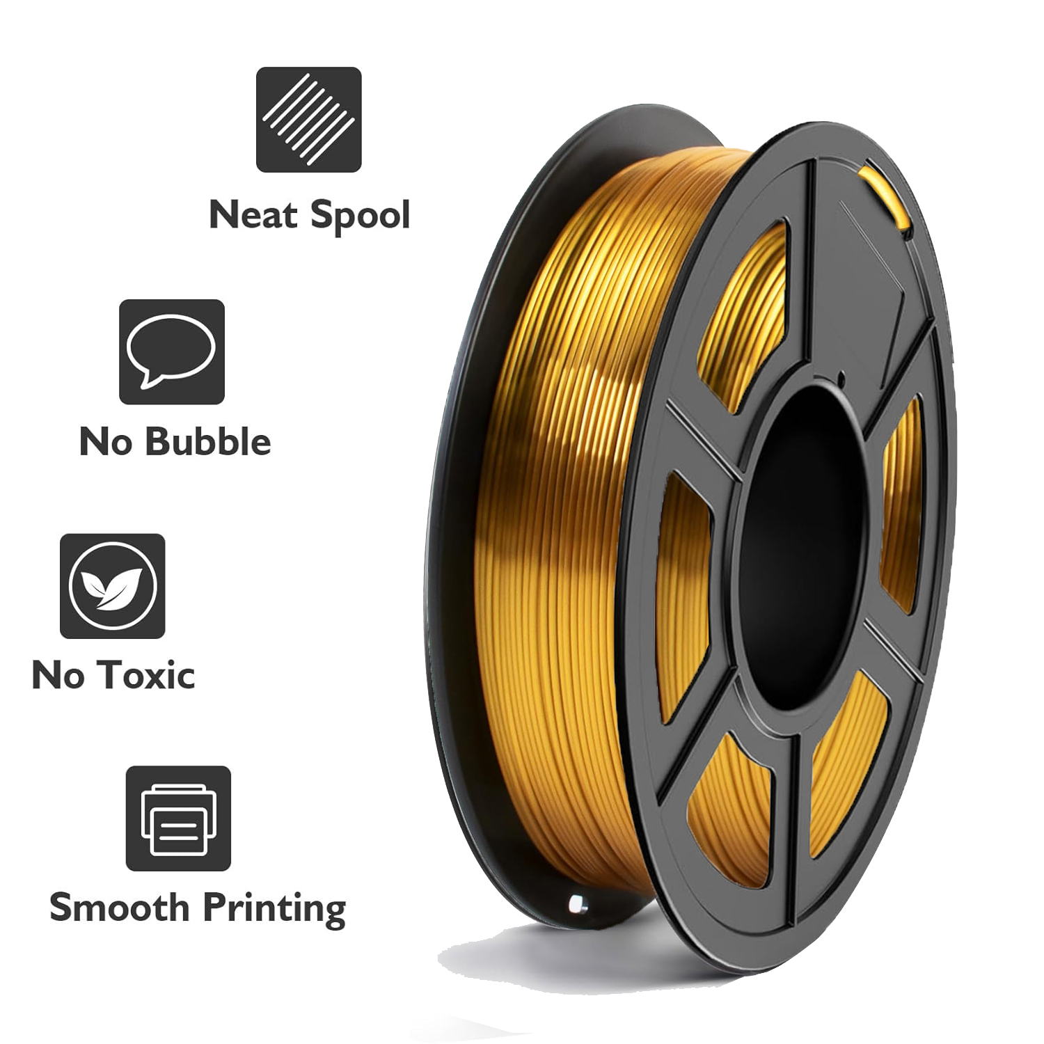 3D Printer Filament, Silk Gold - огляд і ціна 3D Printing Gold