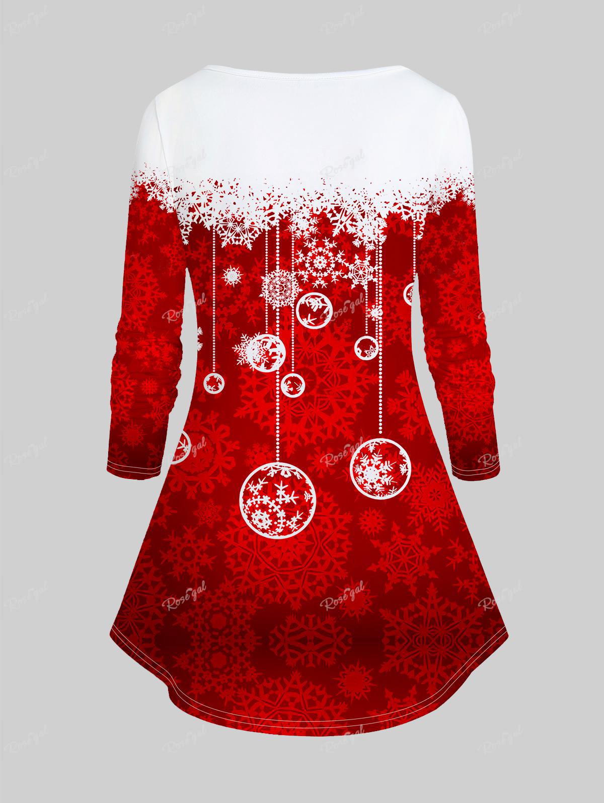 Plus Size Women's Christmas Ou - огляд і ціна 3D Printing Xmas
