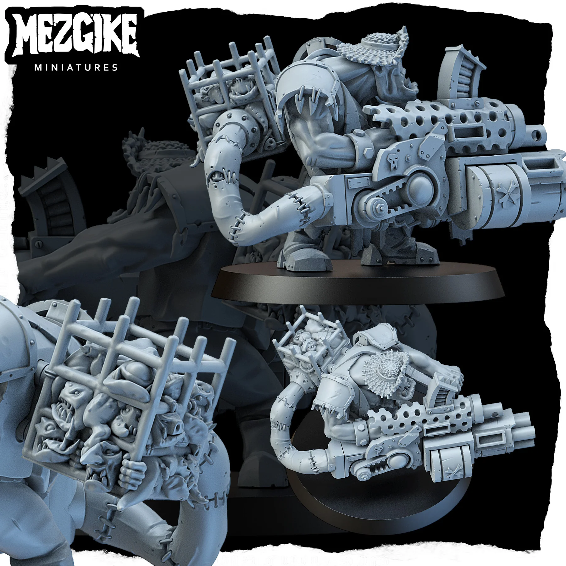 Orc Bots Gunners Miniature,  G - огляд і ціна 3D Printing Action Figure