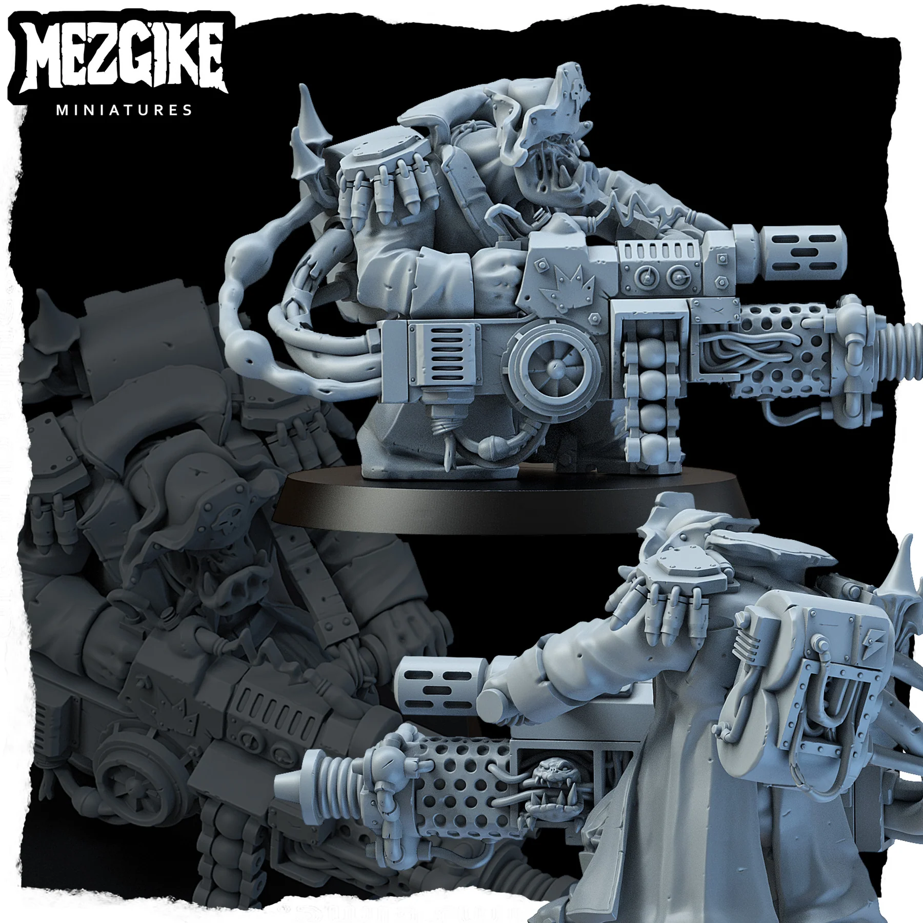 Orc Bots Gunners Miniature,  G - огляд і ціна 3D Printing Action Figure