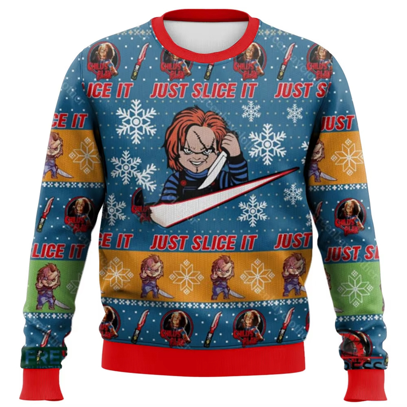 Fashion Chucky Graphic Ugly Ch - огляд і ціна 3D Printing Xmas