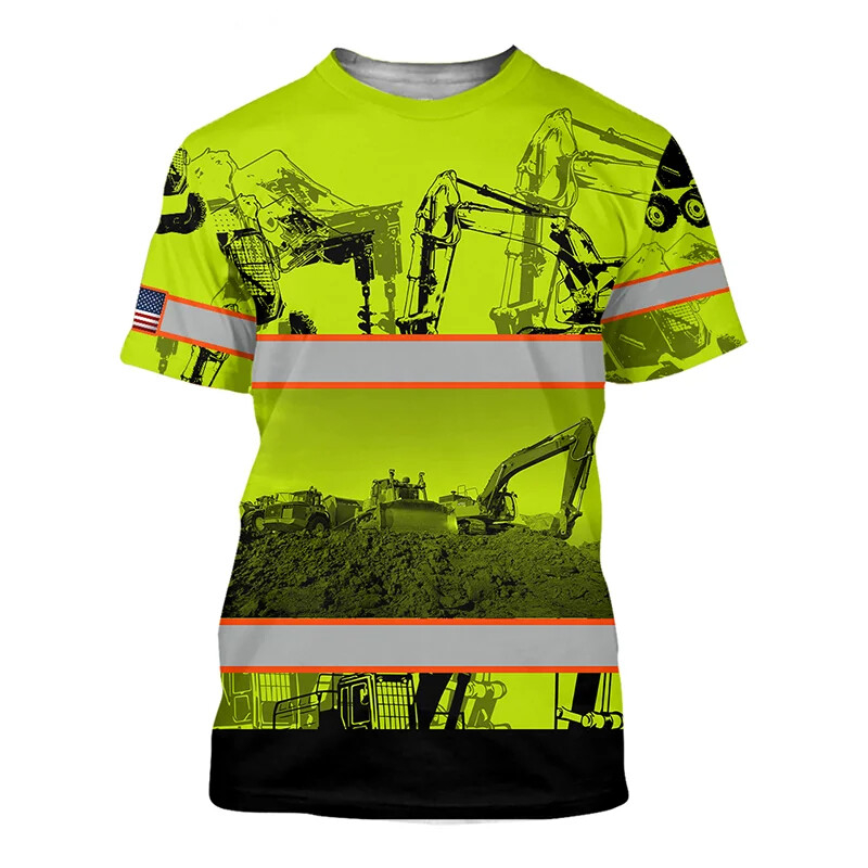 Excavator 3D Print T-shirt For - огляд і ціна 3D Printing Nerd