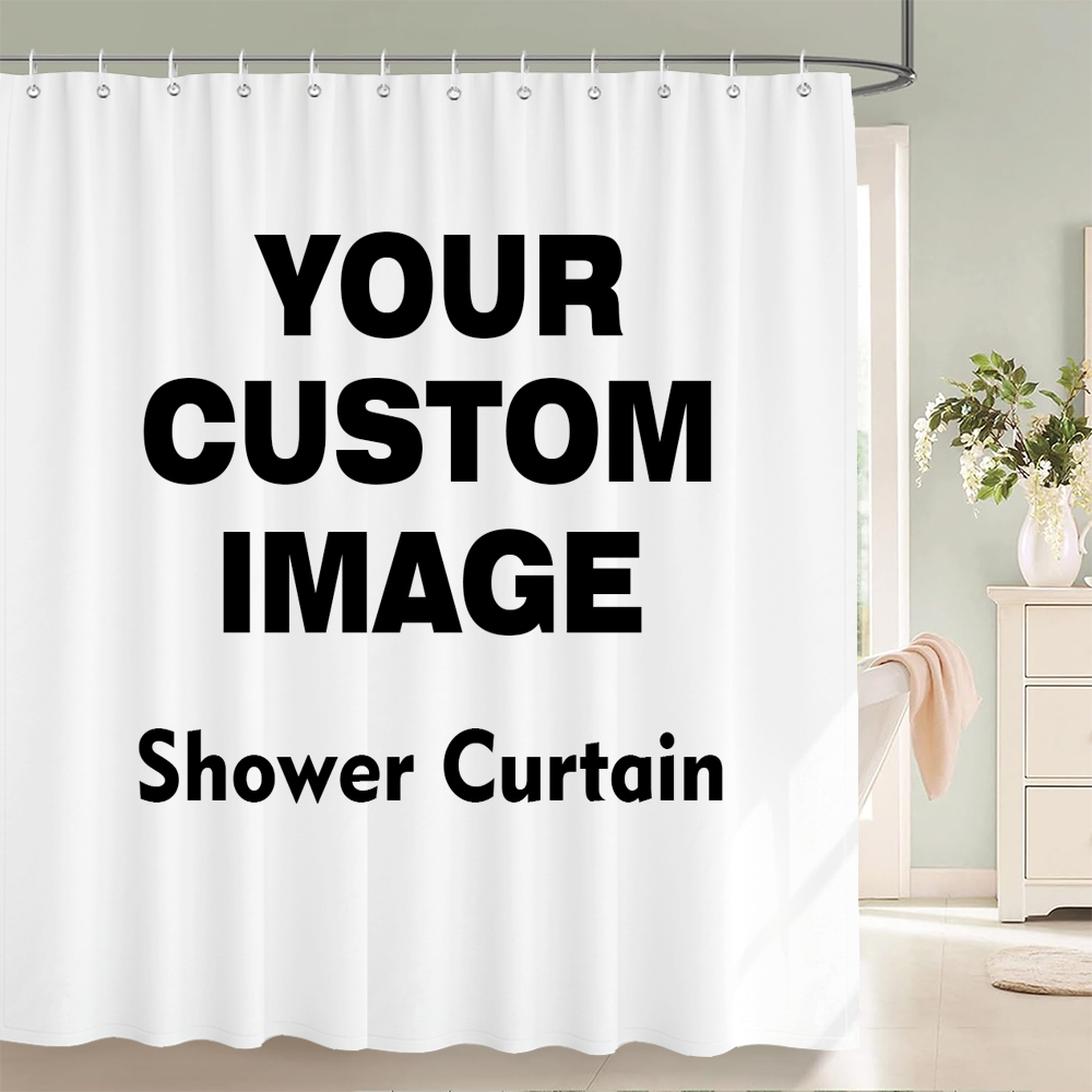 Custom Shower Curtain Bathroom - огляд і ціна 3D Printing Foto