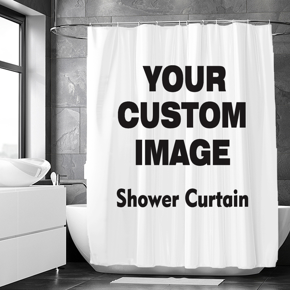 Custom Shower Curtain Bathroom - огляд і ціна 3D Printing Foto