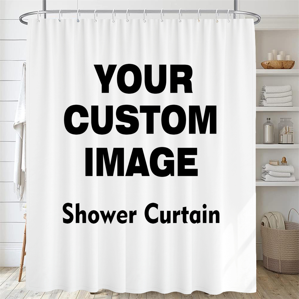 Custom Shower Curtain Bathroom - огляд і ціна 3D Printing Foto