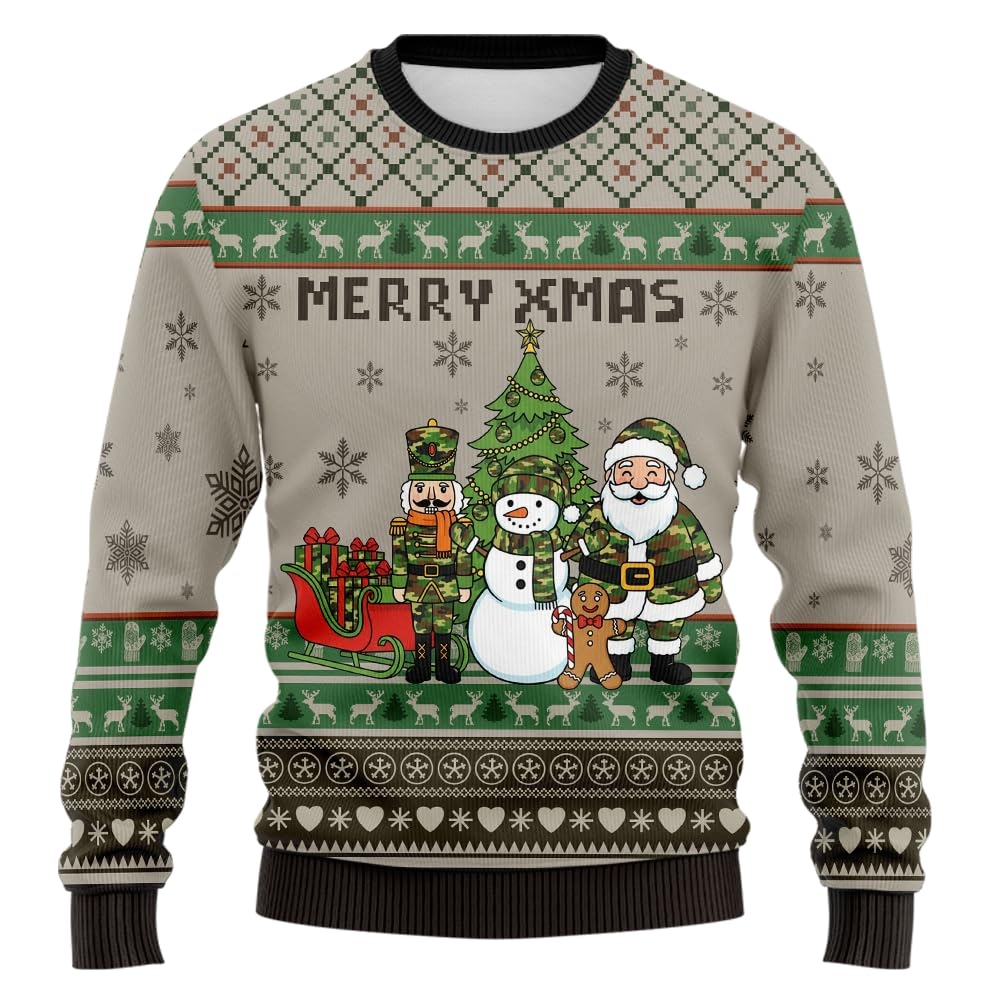 2026 Camo Santa Claus Graphic  - огляд і ціна 3D Printing Xmas