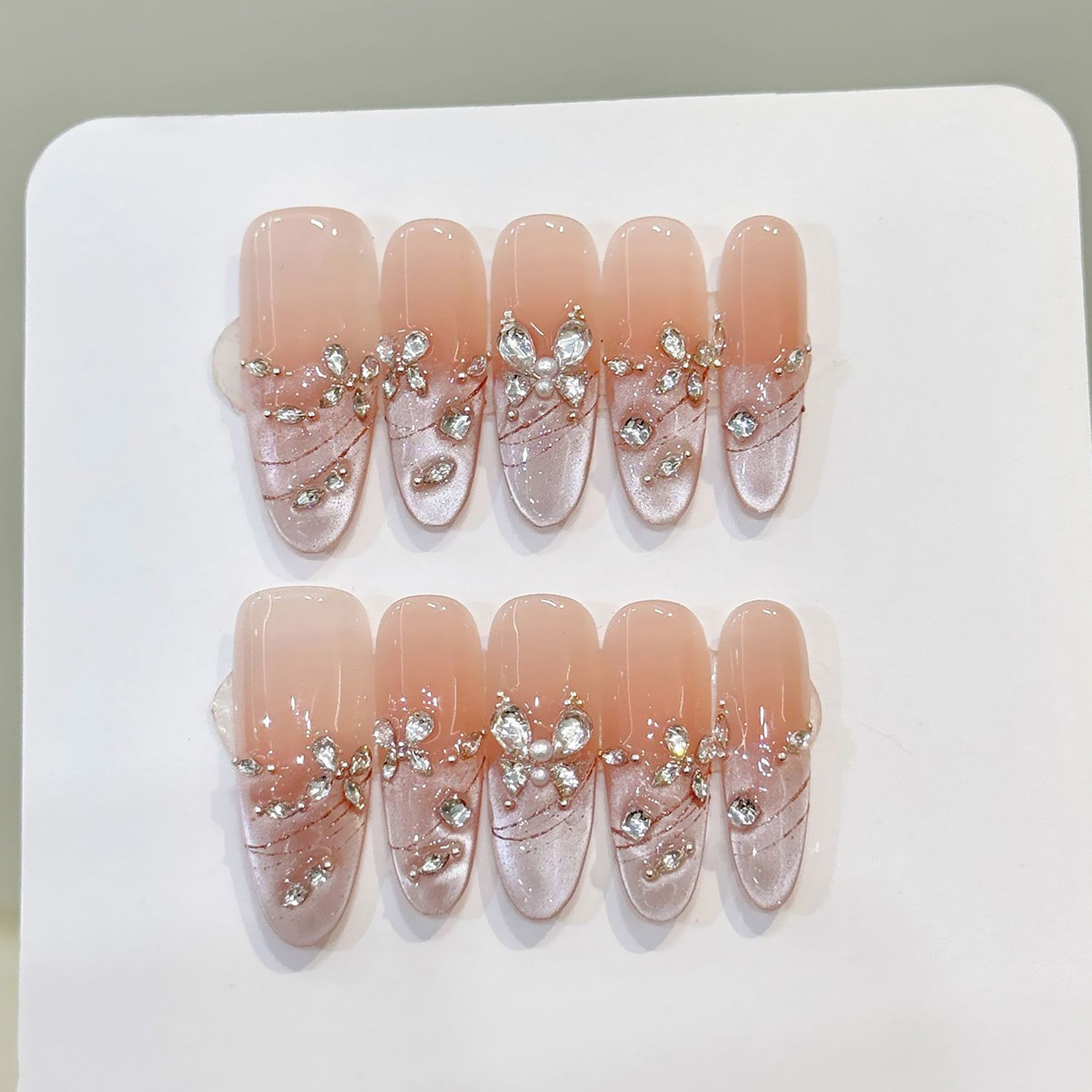 10pcs Handmade Press On Nails  - огляд і ціна 3D Printing Nails